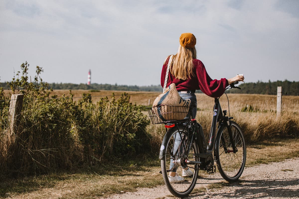 Ein Tagesausflug nach Amrum: Fahrradwege