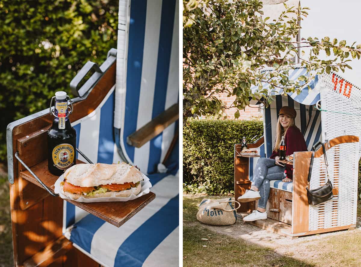 Ein Tagesausflug nach Amrum: Neben Fischbrötchen