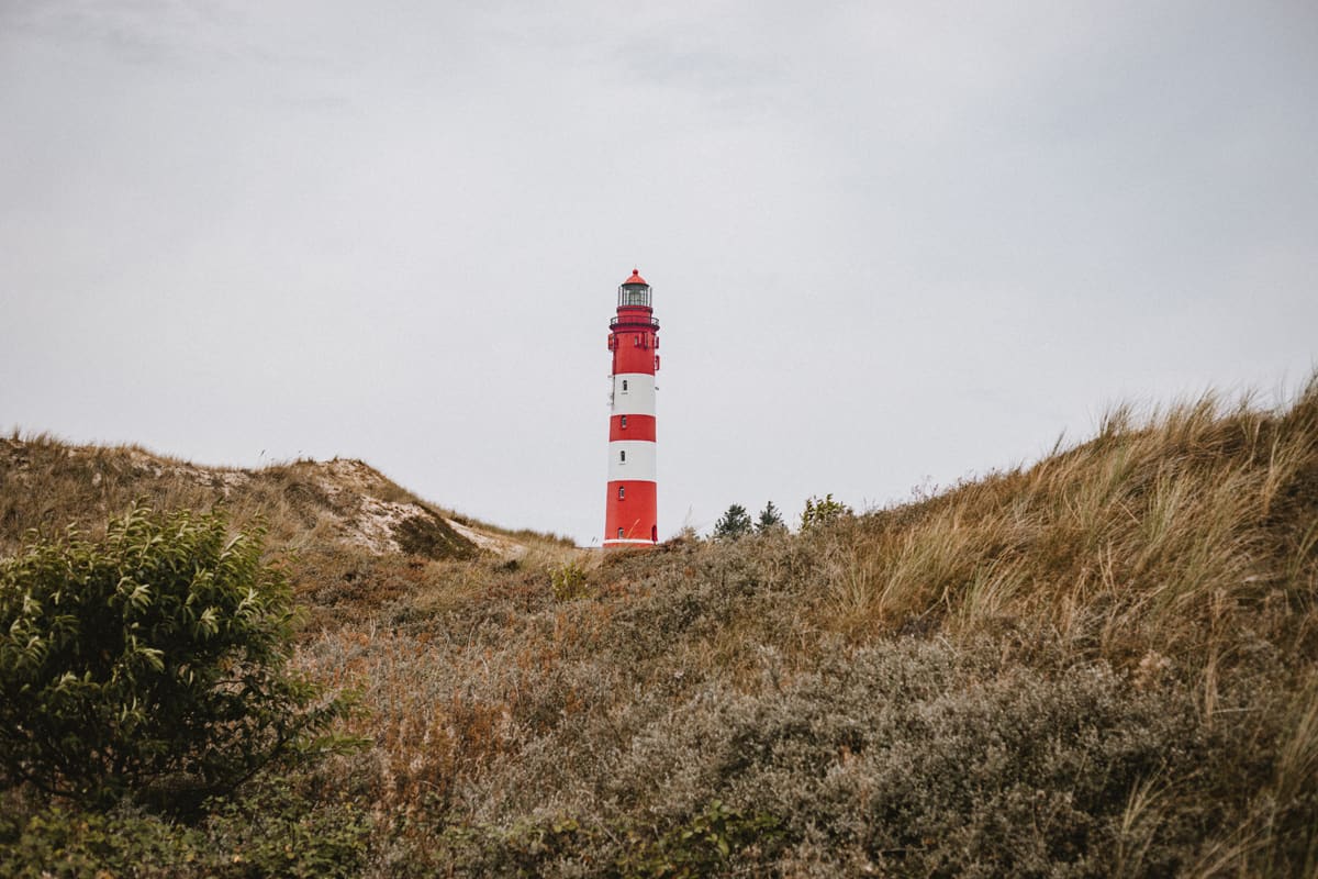 Ein Tagesausflug nach Amrum: Leuchtturm