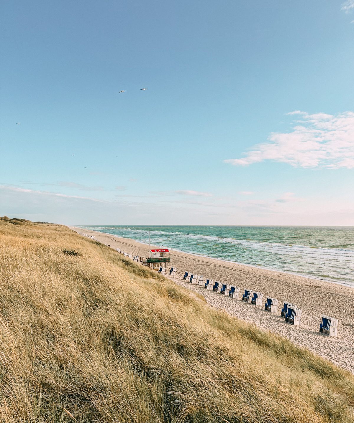 Sylt im Juli 2022: Strand in Rantum