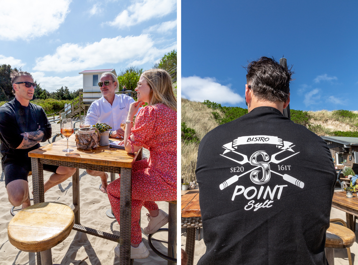 Sternekoch Holger Bodendorf kocht mit Sepp Reisenberger im S-Point Sylt in Westerland mit Sylt Fräulein Finja Schulze