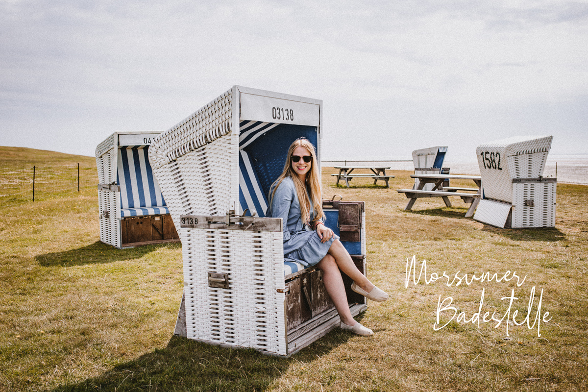 Morsum Tipps: Badestelle mit Strandkörben