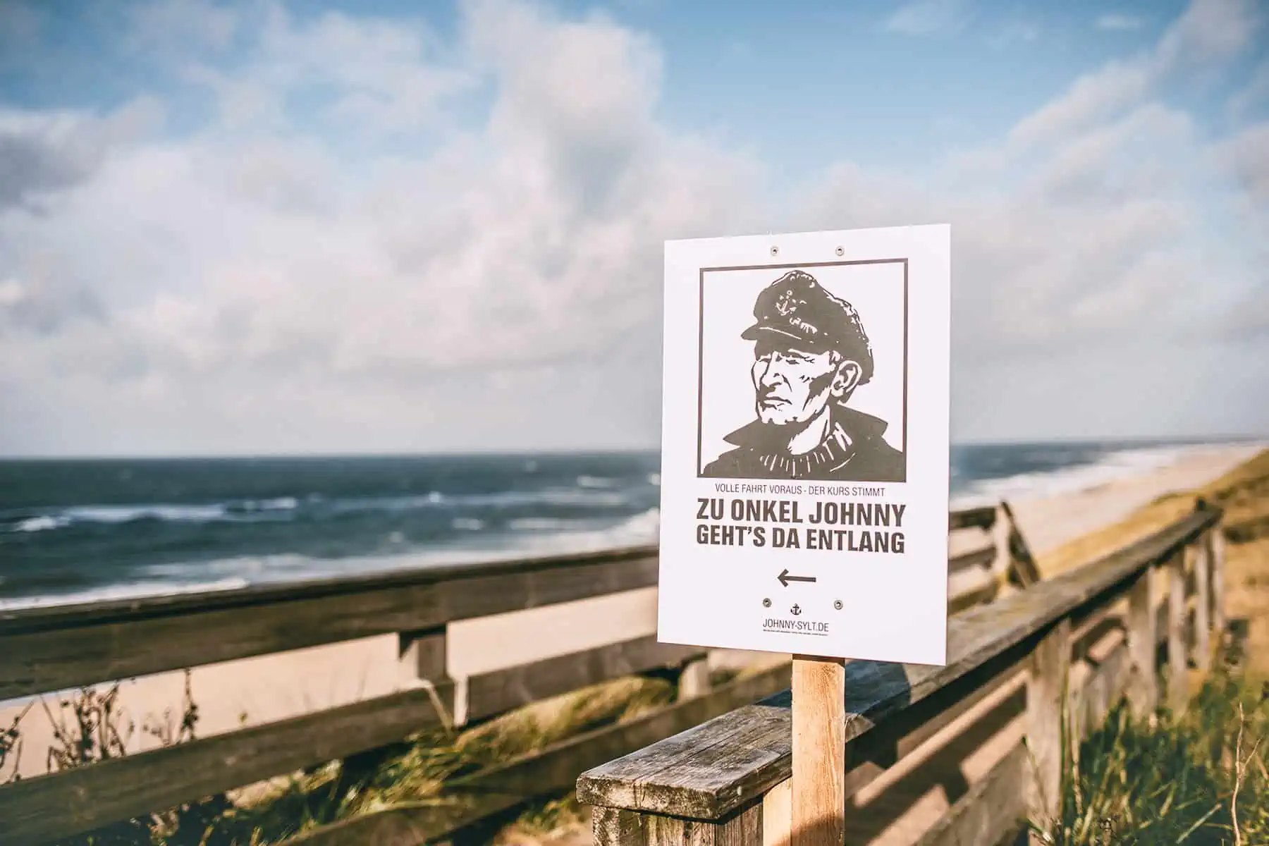 Onkel Johnny's Sylt Schild