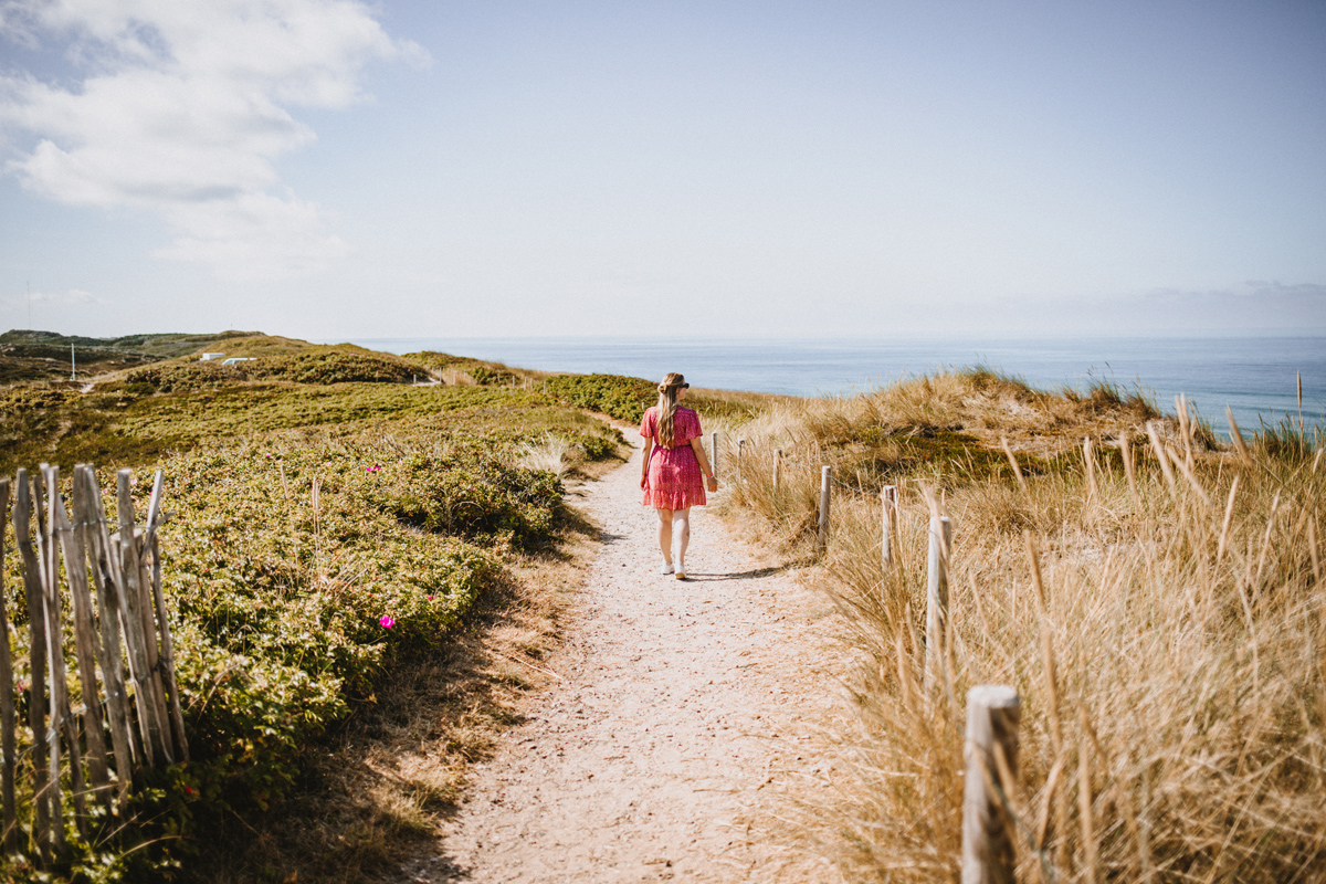 Strandweg in Rantum auf Sylt