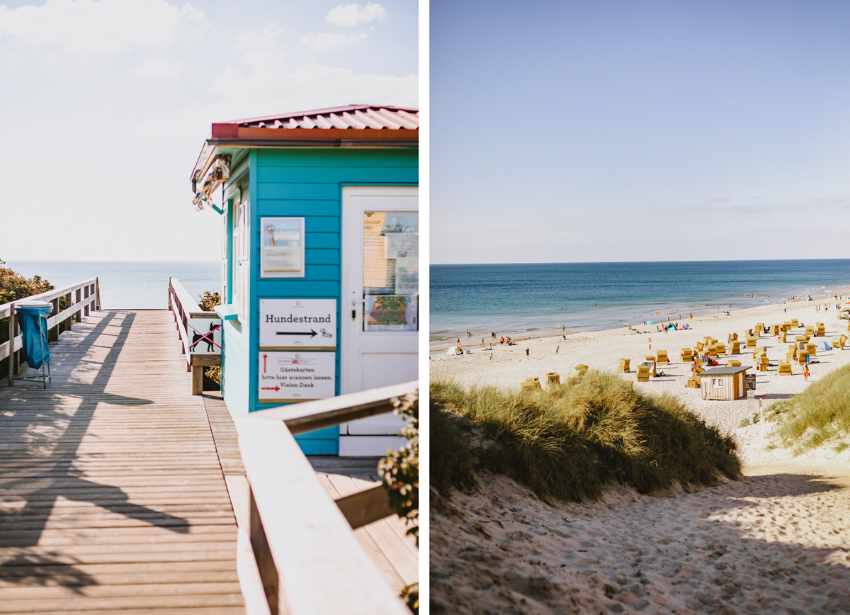 Strandaufgang und Strand in Wenningstedt auf Sylt