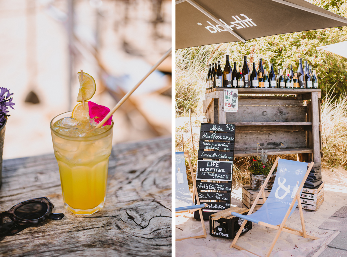 Bistro S-Point Sylt in Westerland Terrasse und hausgemachte Limo