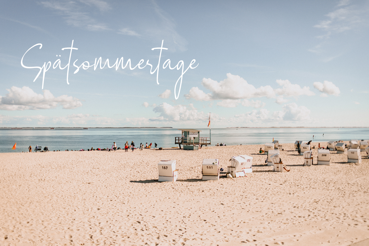 Sylt im September: Strand in Hörnum