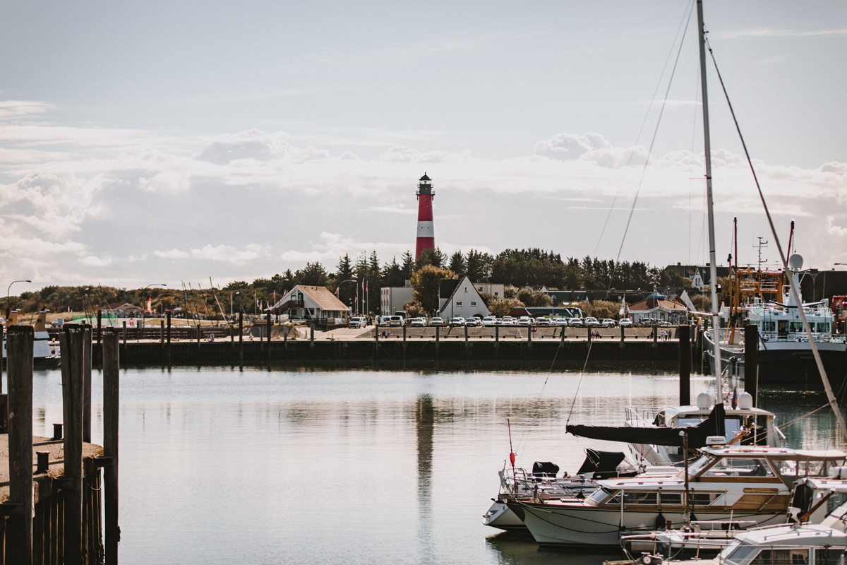 Sylt im September: Hörnumer Leuchtturm und Hafen