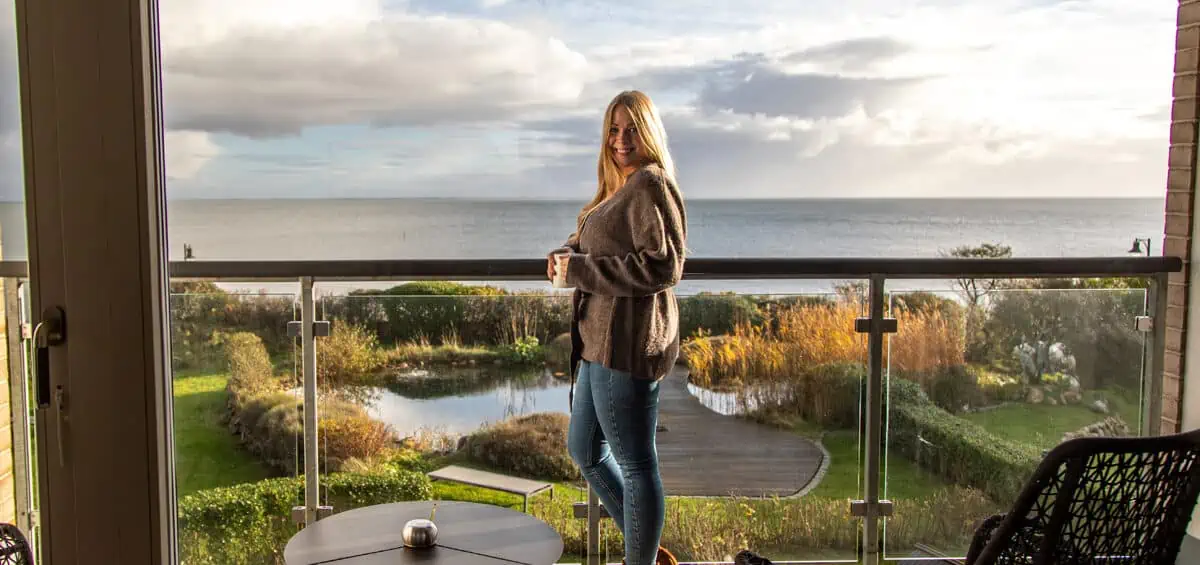 Hotel Strand in List: Aussicht Balkon