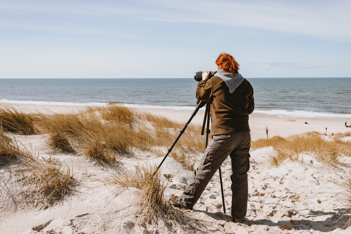 Nationalpark-Rangerin Anne Schacht auf Sylt