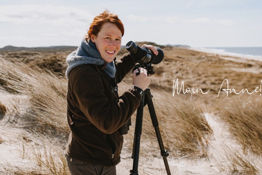 Nationalpark-Rangerin Anne Schacht auf Sylt