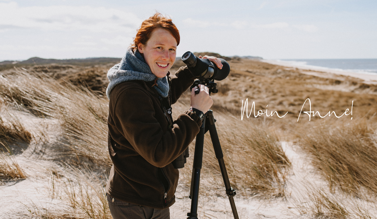 Nationalpark-Rangerin Anne Schacht auf Sylt