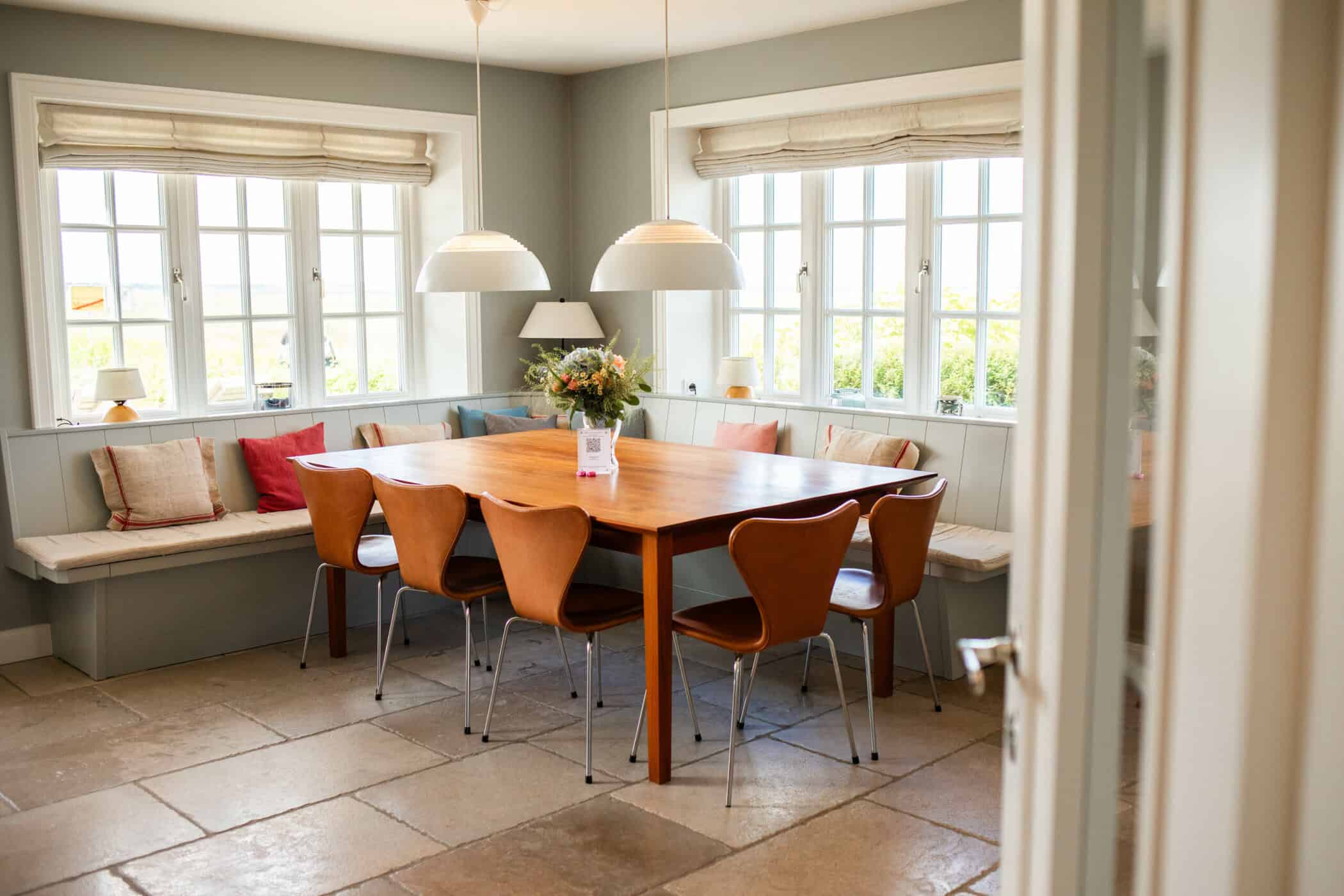 Essbereich Ferienhaus Gurtmuasem 37a Litzkow Sylt