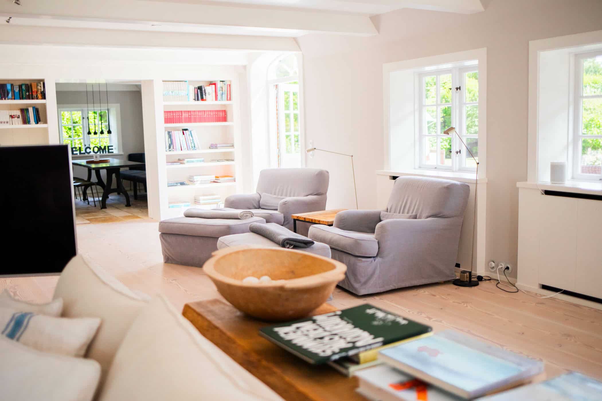 Wohnzimmer Ferienhaus Uaster Reeg 14