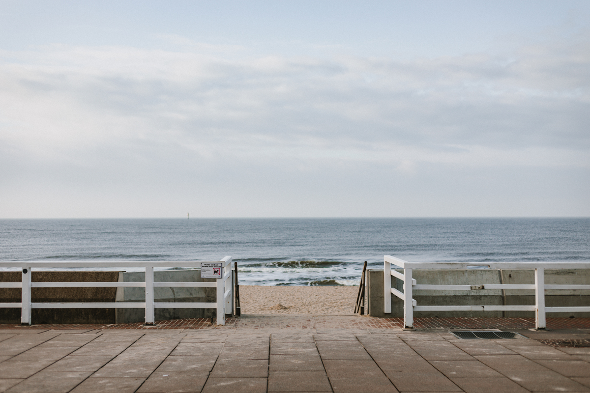 Wintertag in Westerland auf Sylt: Strandpromenade