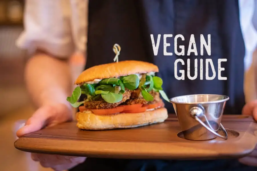 Vegan auf Sylt: Ein veganer Burger aus dem Restaurant foodporn Sylt
