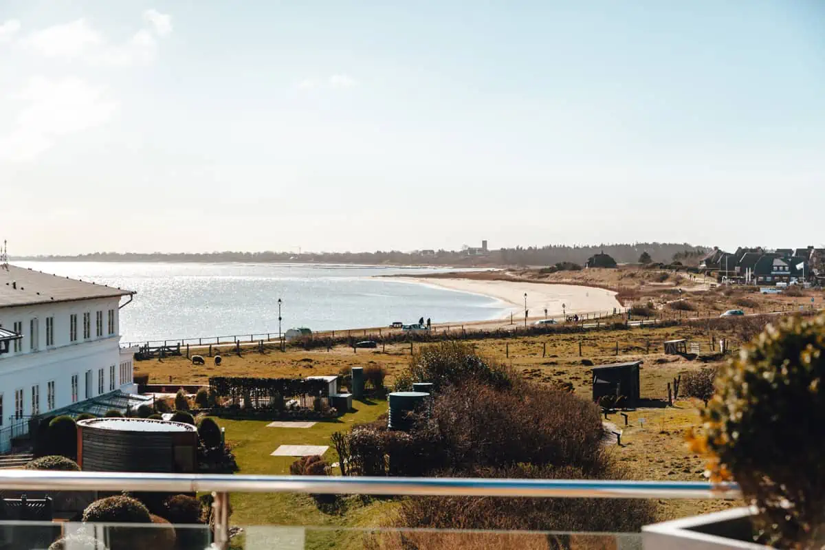 Hotel Fährhaus Sylt: Ausblick von der Dachterrasse