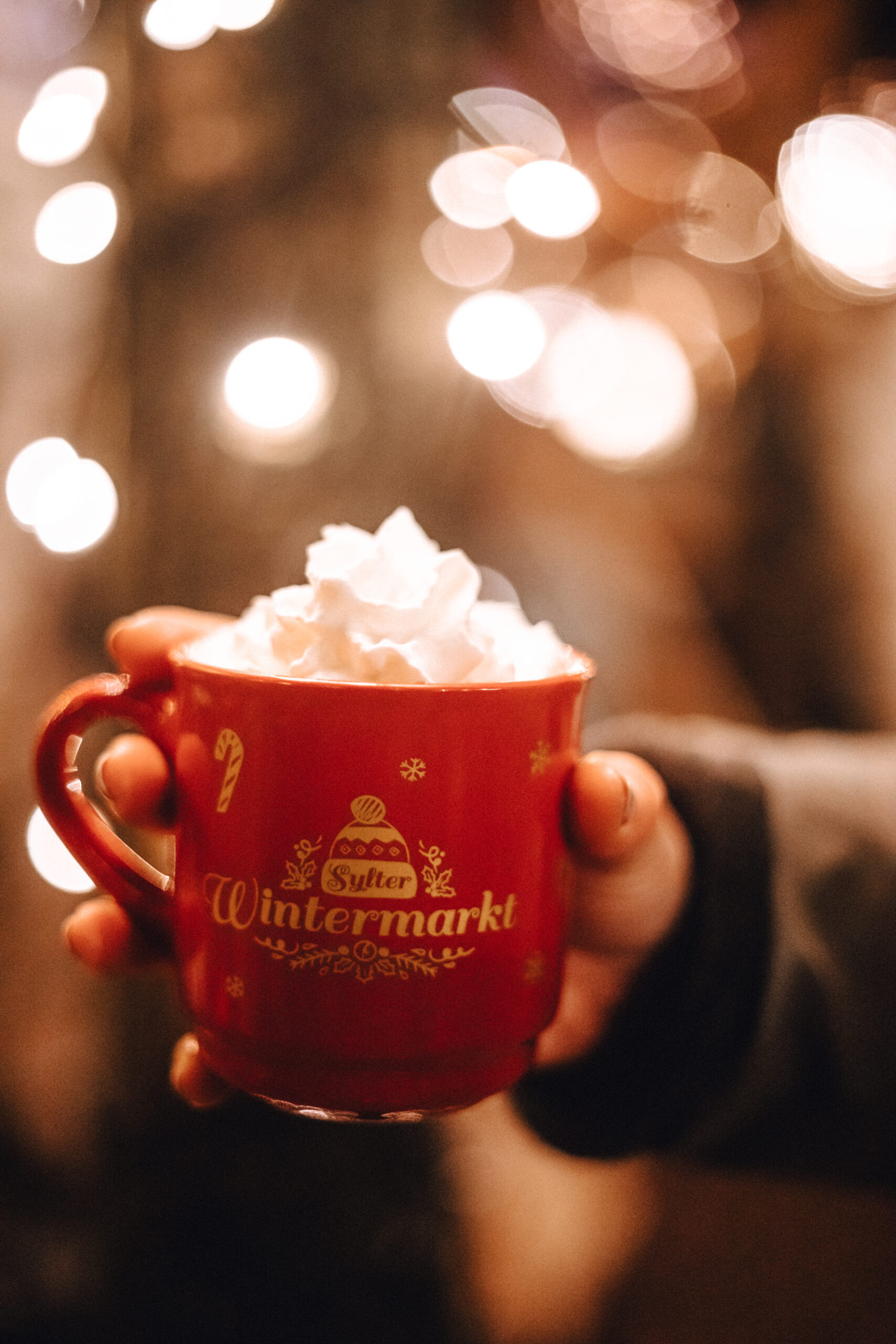 Sylter Wintermarkt heiße Schokolade