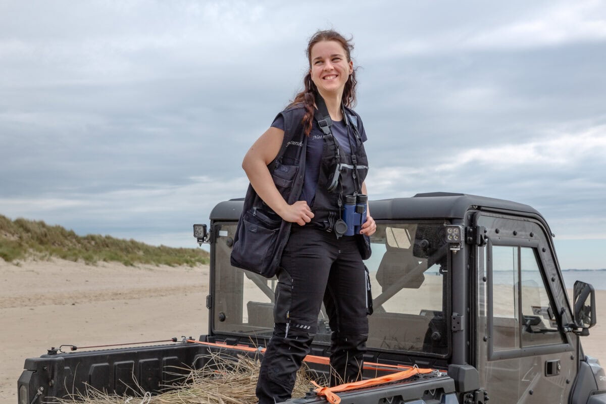 Listland-Rangerin Stella Kinne auf Sylt