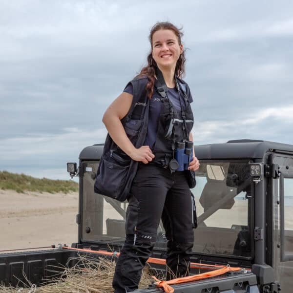 Listland-Rangerin Stella Kinne auf Sylt