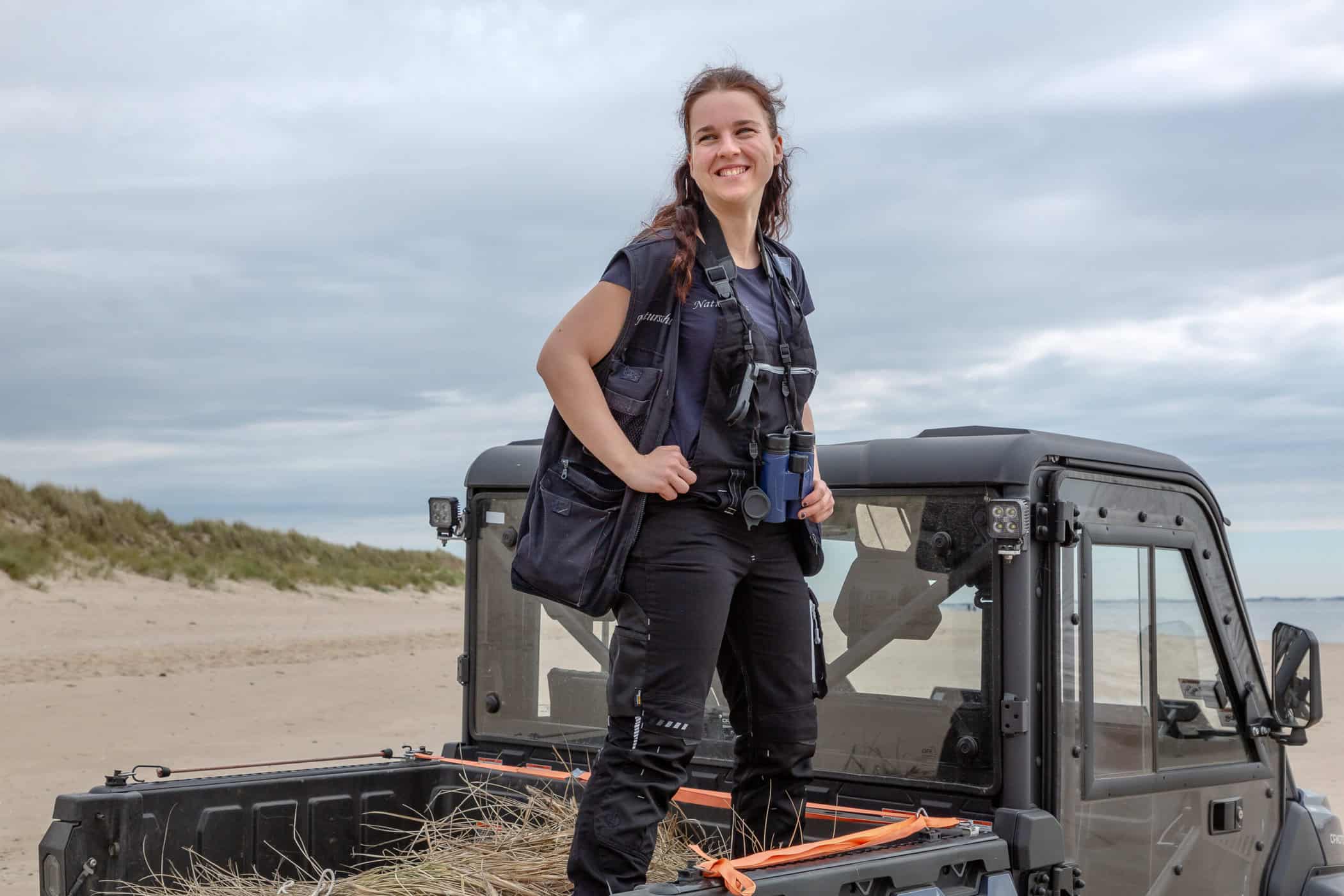 Listland-Rangerin Stella Kinne auf Sylt